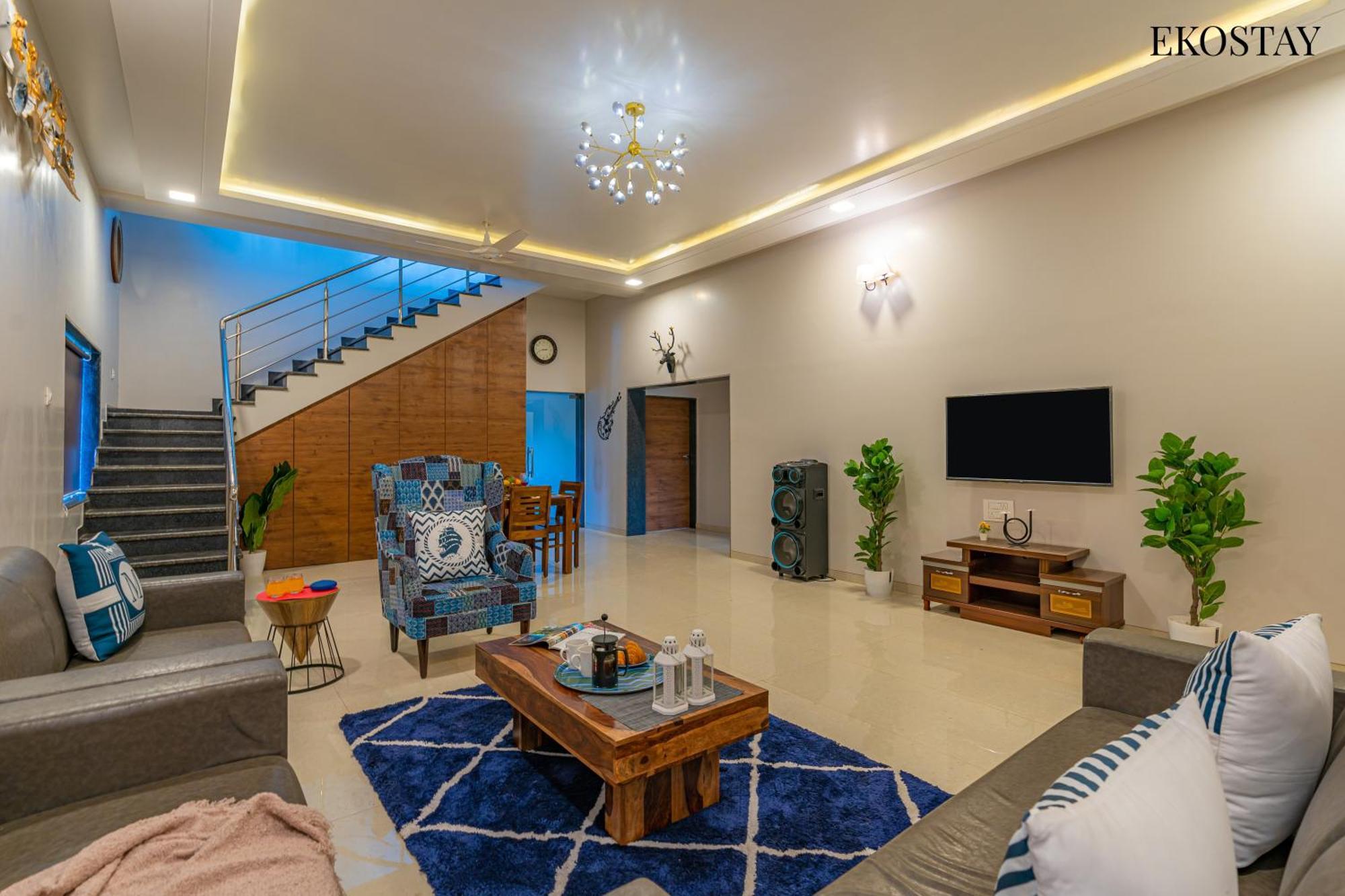 Ekostay Gold Palm Estate I Cricket Turf I Rain Dance I 2 Acre Property Karjat Exteriér fotografie