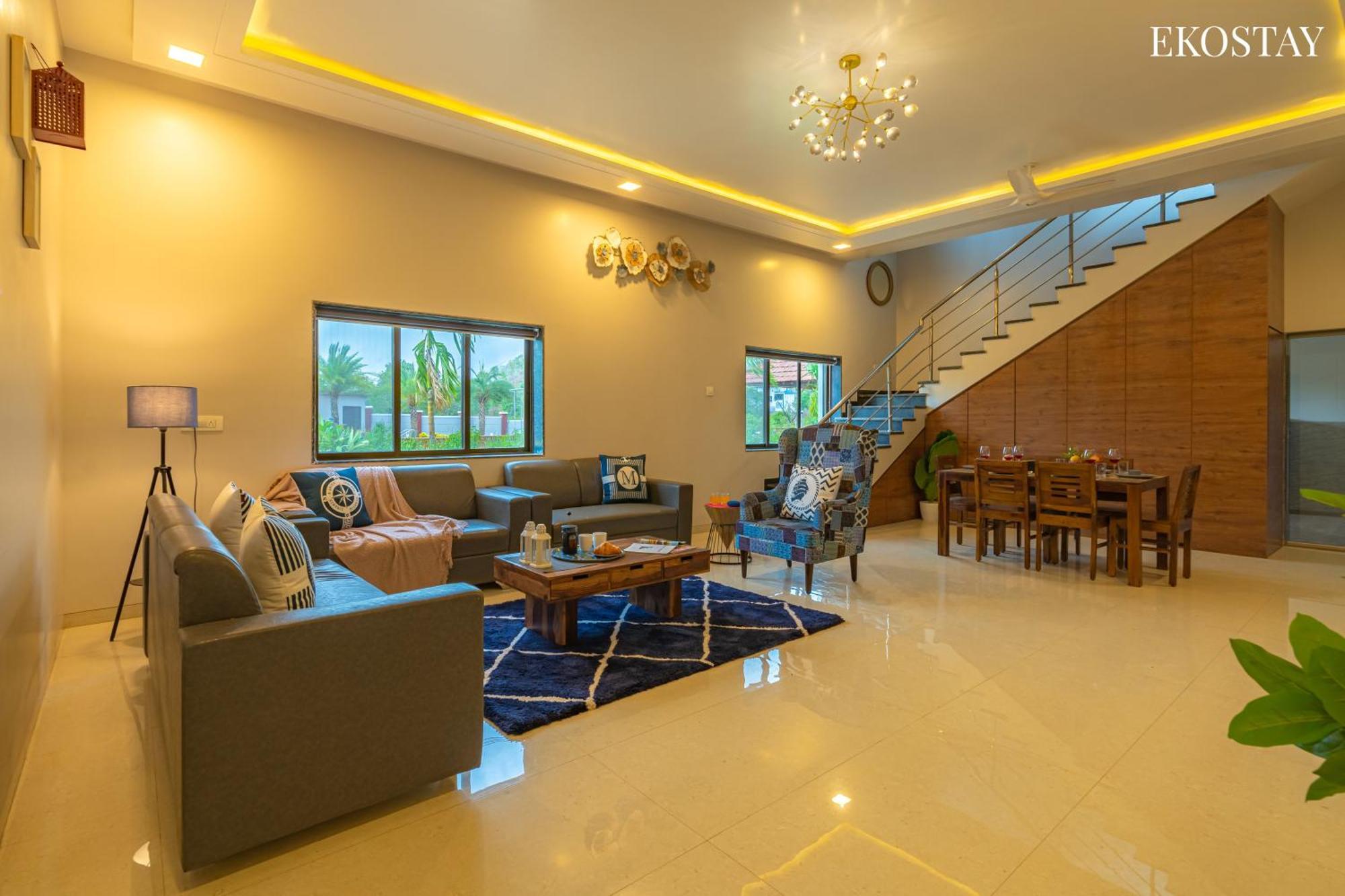 Ekostay Gold Palm Estate I Cricket Turf I Rain Dance I 2 Acre Property Karjat Exteriér fotografie