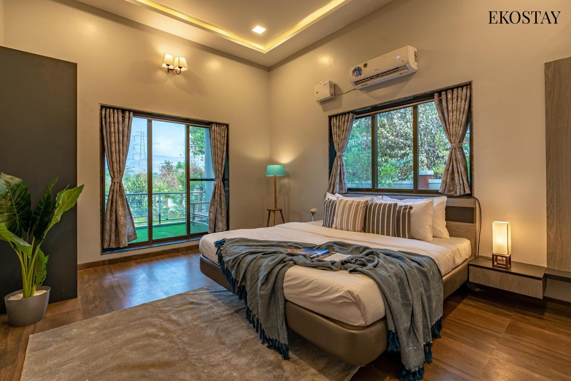 Ekostay Gold Palm Estate I Cricket Turf I Rain Dance I 2 Acre Property Karjat Exteriér fotografie