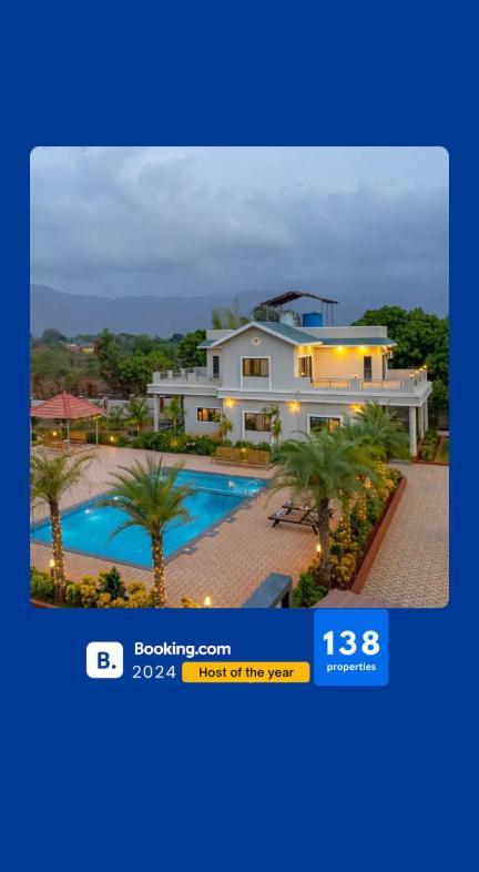 Ekostay Gold Palm Estate I Cricket Turf I Rain Dance I 2 Acre Property Karjat Exteriér fotografie